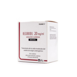 Regaxidil 20 mg ml solucion cutanea 4 frascos 60 ml
